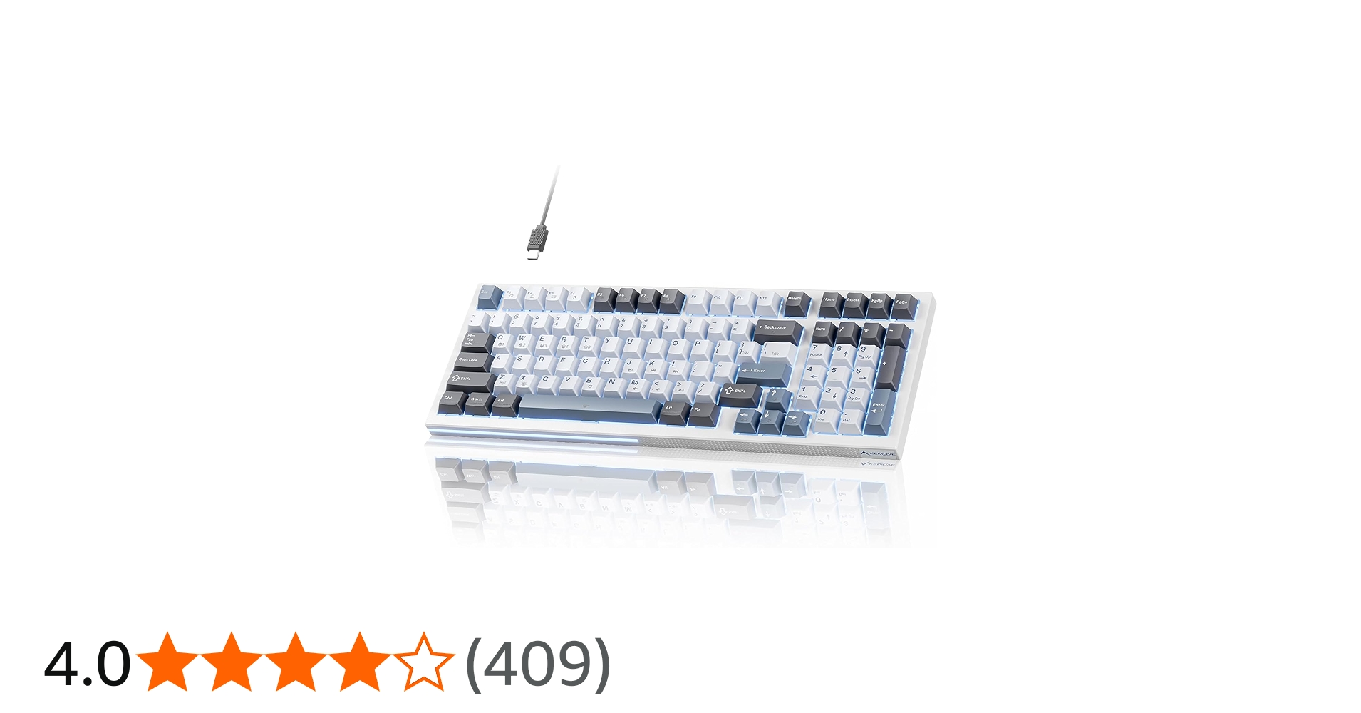 Amazon | KEMOVE K98SE ゲーミングキーボード 静音 メカニカル