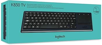 Logitech K830 Illuminated Living-Room Keyboard with Built-in