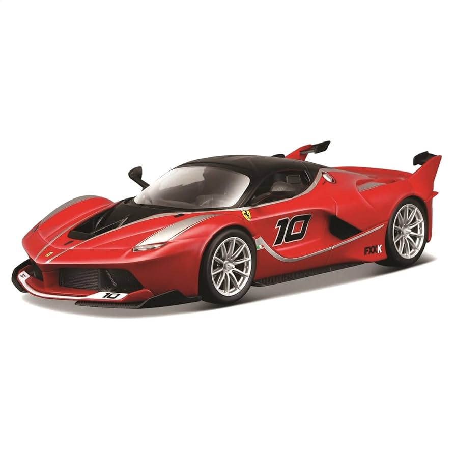 Amazon.com: Bburago 1:24 Scale Racing Ferrari FXX-K Die Cast