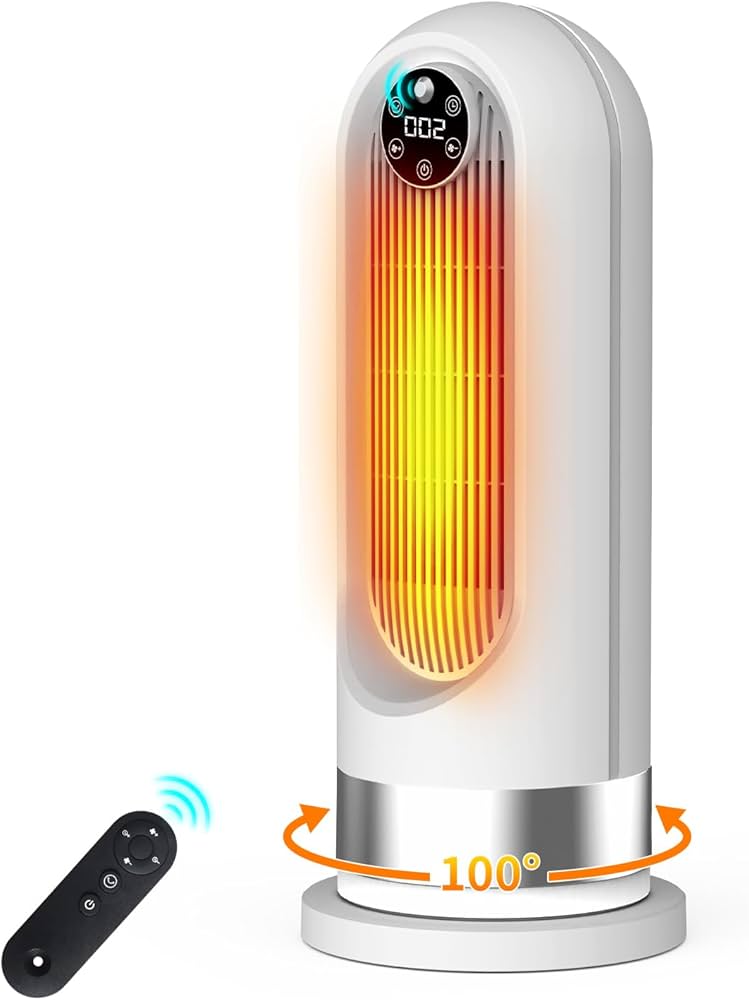 Amazon | セラミックヒーター 小型 【2024冬革新型&人感センサー】速暖