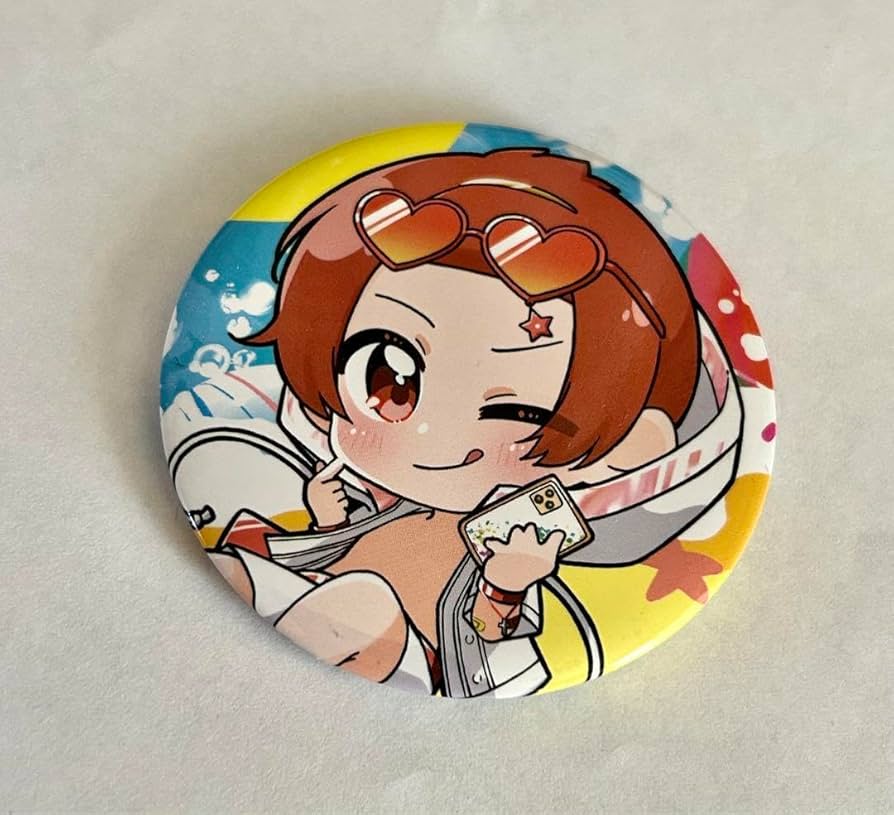 Amazon.co.jp: いれいす りうら 缶バッジ デフォ 夏大将 : おもちゃ