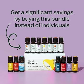 Amazon.com: Plant Therapy 7 & 7 Essential Oils Set, 7 Most Popular