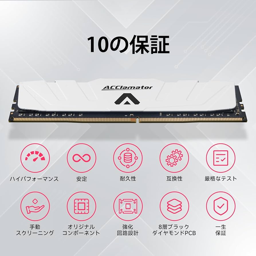 Amazon.co.jp: DDR5 32GB-5600MHz デスクトップPC用メモリ(16GB×2枚