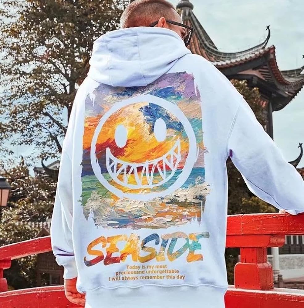 Amazon.co.jp: ニコちゃん バックプリント フリースタイル 長袖