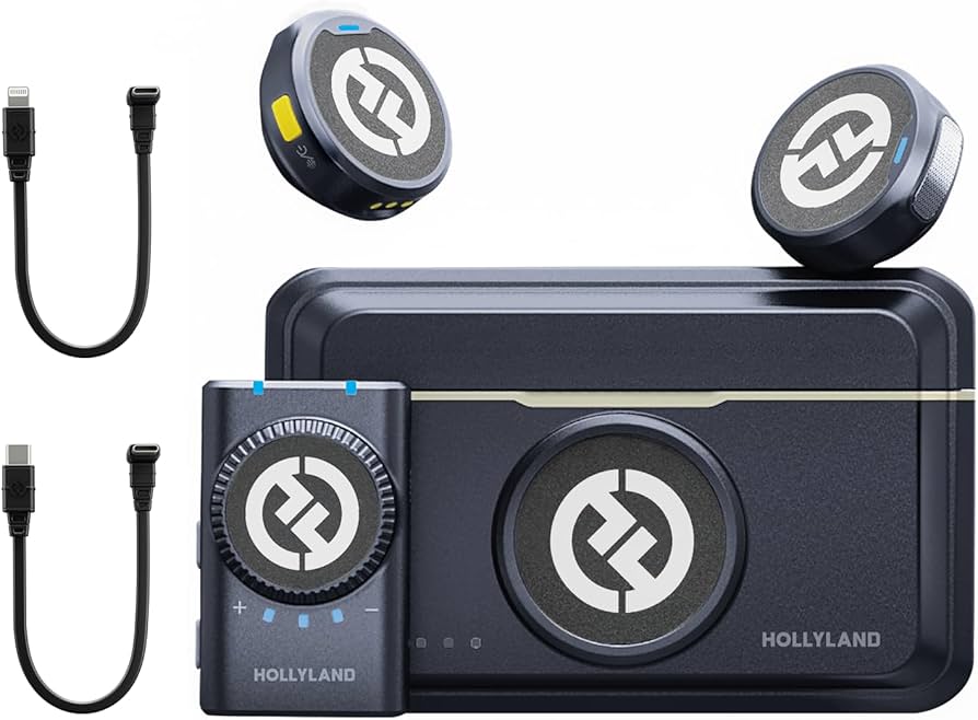 Amazon.co.jp: Hollyland Lark M2 camera-ワイヤレスマイク-ピンマイク