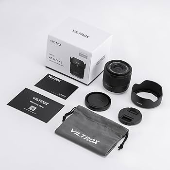 Amazon.com : VILTROX 25mm f1.7 E-Mount Large Aperture STM APS-C