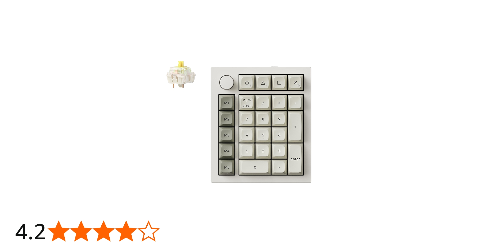 Amazon | 【国内正規品】Keychron Q0 Max QMKカスタム・テンキー、2.4