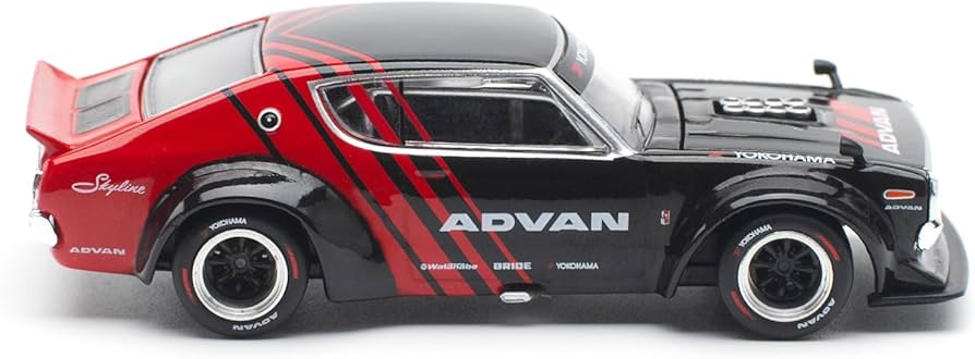 Amazon | POP RACE 1/64 SKYLINE GT-R DRIFT (KENMERI) - ADVAN LIVERY