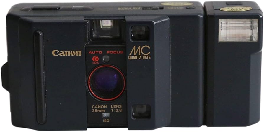 Canon MC Quartz Date Kleinbildkamera in schwarz - 35mm 1:2,8