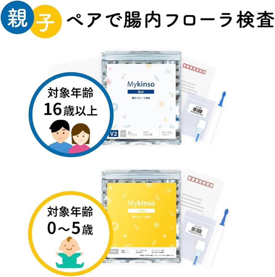 Amazon | 【セット品】腸内フローラ検査 マイキンソー & マイキンソー