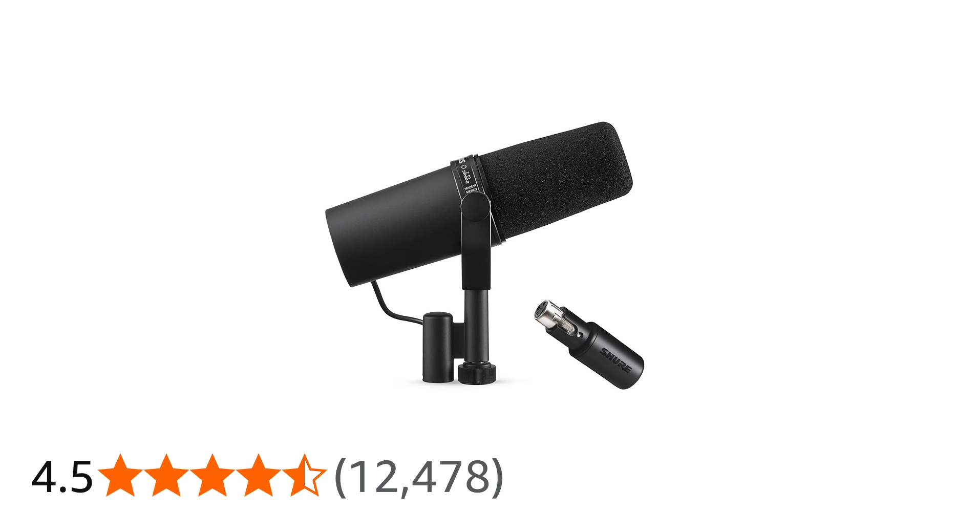 Amazon.co.jp: SHURE 単一指向性ダイナミック型マイクロホン SM7B
