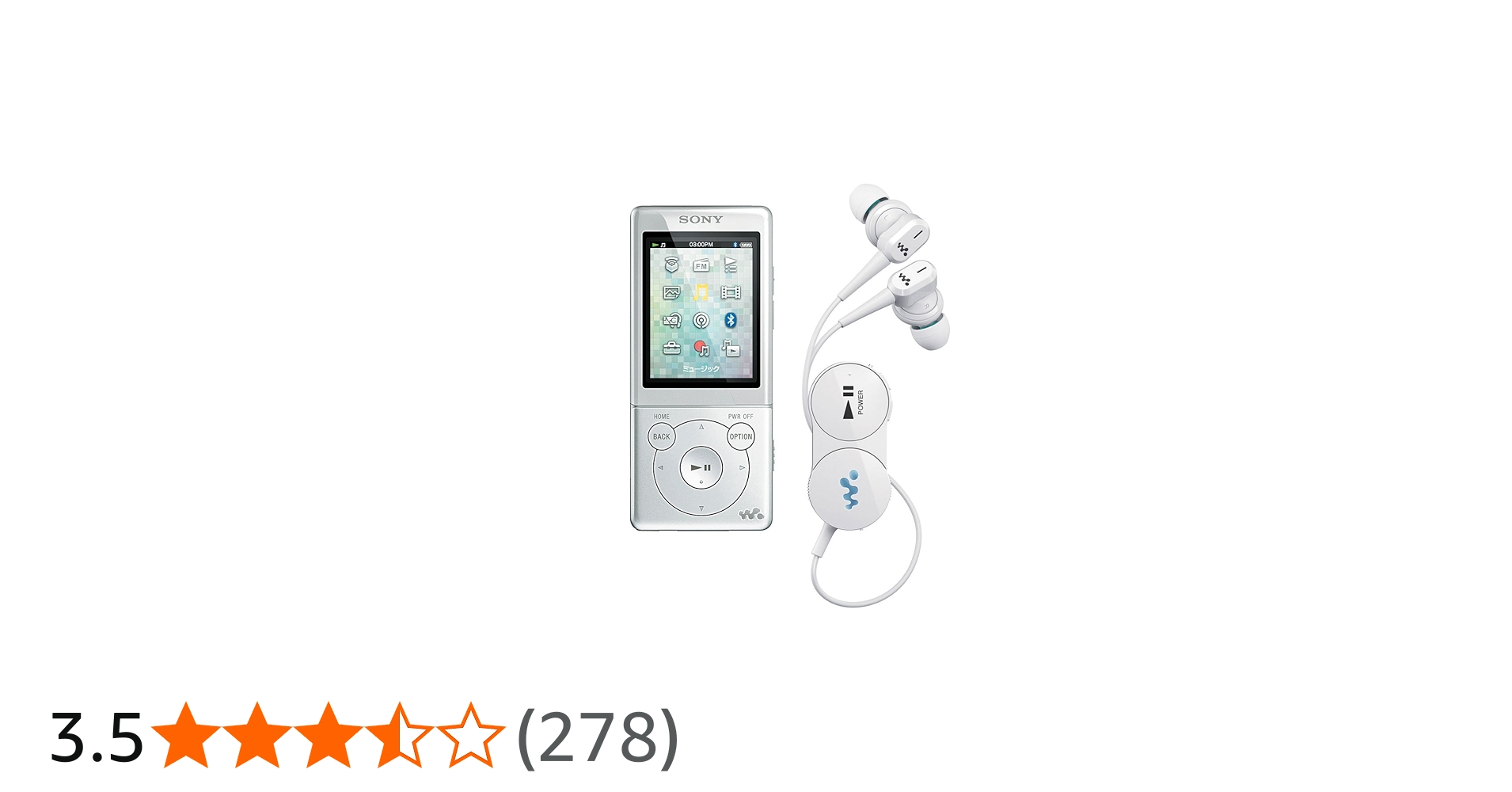 Amazon | SONY ウォークマン Sシリーズ [メモリータイプ] 8GB ホワイト