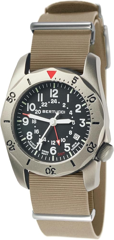 Amazon.com: BERTUCCI® 40 mm Titanium Field Watch - A-2TR Field Pro
