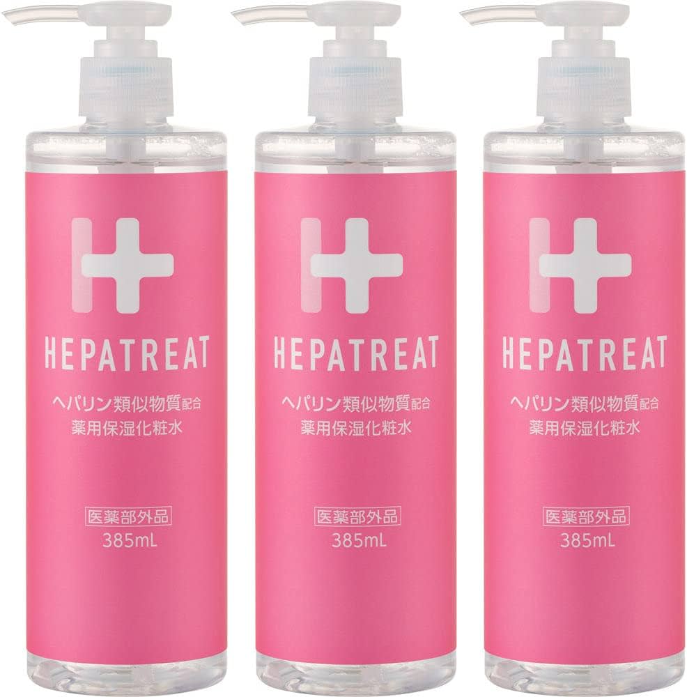 Amazon | 【3個セット】ヘパトリート 薬用保湿化粧水 385ml（医薬部外