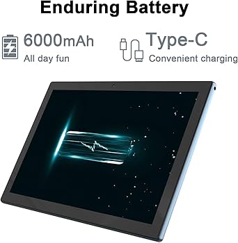 Amazon.com : Android 14 Tablet, 10 inch Tablets with Case, 8GB RAM