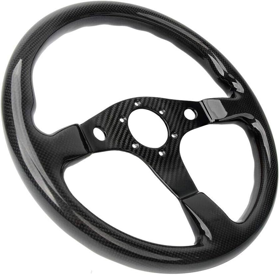 Amazon | サボテンカーズ 超軽量フルカーボン製 O型 ステアリング