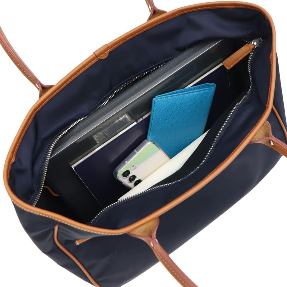 Amazon | [フェリージ] バッグ ナイロン×バケッタレザー ビジネス