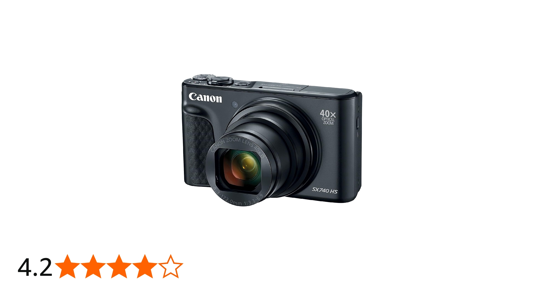 Canon PowerShot SX740 Digital Camera w/40X Optical Zoom & 3 Inch