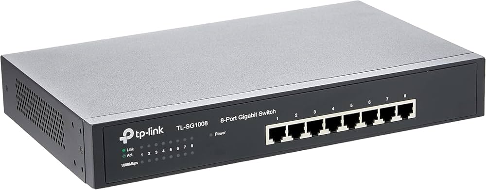 Amazon | TP-Link Giga対応10/100/1000Mbps ラックマウント 8ポート