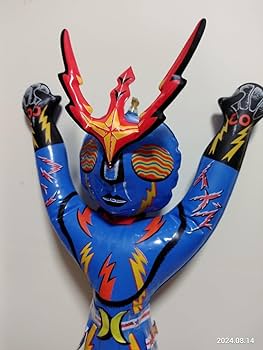 Amazon.co.jp: 昭和レトロ 当時物 イナズマン パチ 空気ビニール空ビ