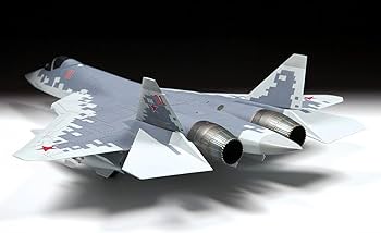 Amazon | ズベズダ 1/48 ロシア空軍 Su-57 プラモデル ZV4824