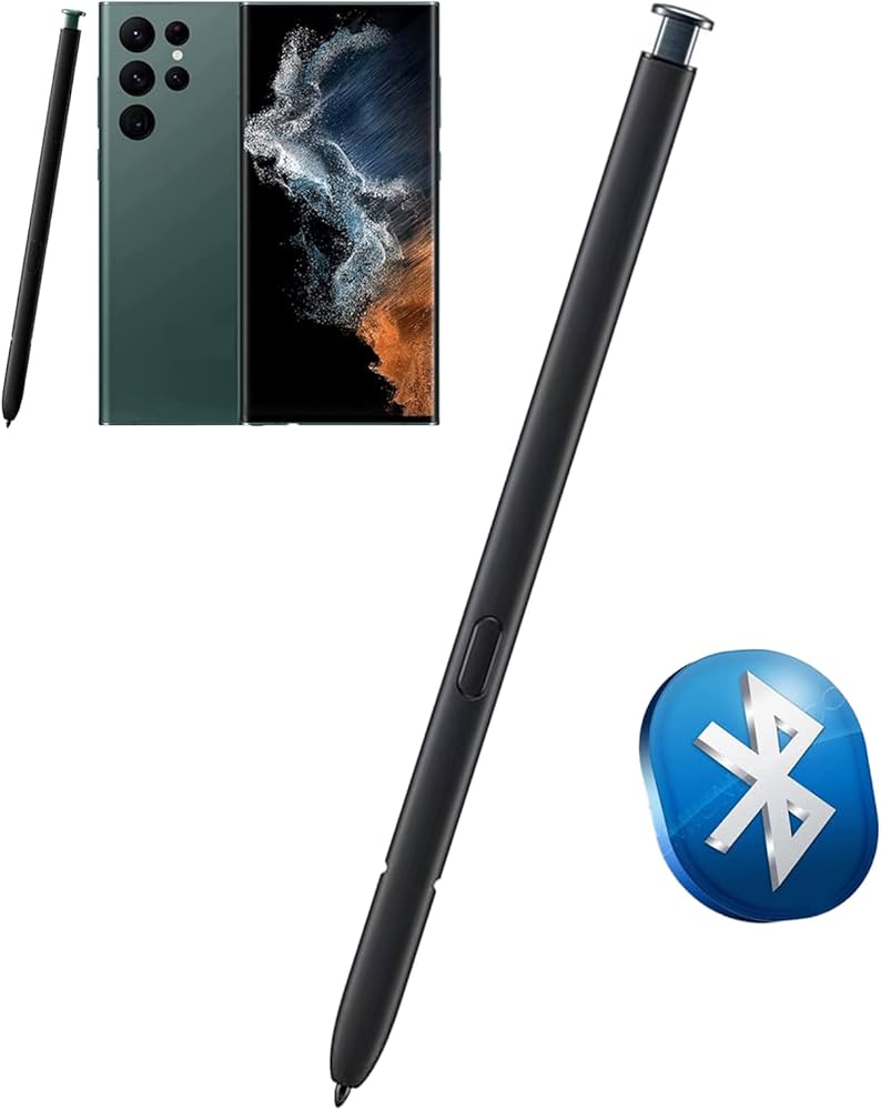 Amazon.com: Green Galaxy S23 Ultra Pen with Bluetooth for Samsung