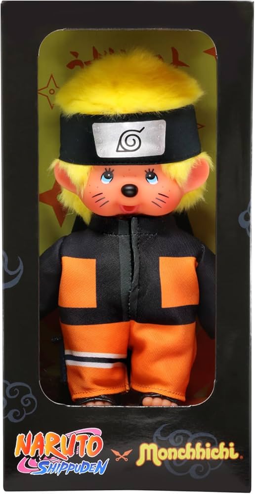 Amazon.co.jp: Bandai - Monchhichi - Peluche Monchhichi Naruto