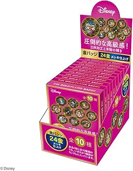 Amazon | テンヨー(Tenyo) 圧倒的な 金バッジ ディズニーキャラクター
