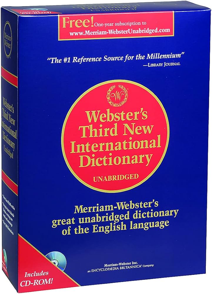 Amazon.co.jp: Webster's 3rd New International Dictionary : Merriam