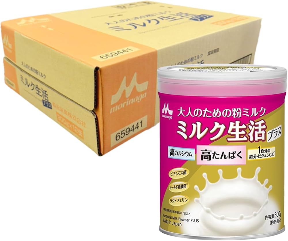 Amazon.co.jp: 大人のための 粉ミルク ミルク生活 プラス 300g (約15