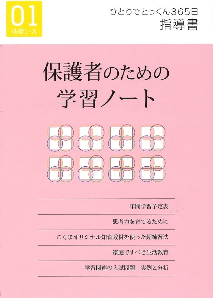 ひとりでとっくん365日 01基礎1-A | こぐま会 |本 | 通販 | Amazon