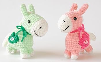 Amazon.co.jp: ハマナカ 干支 あみぐるみ キット 夫婦馬 (サイズ約高さ