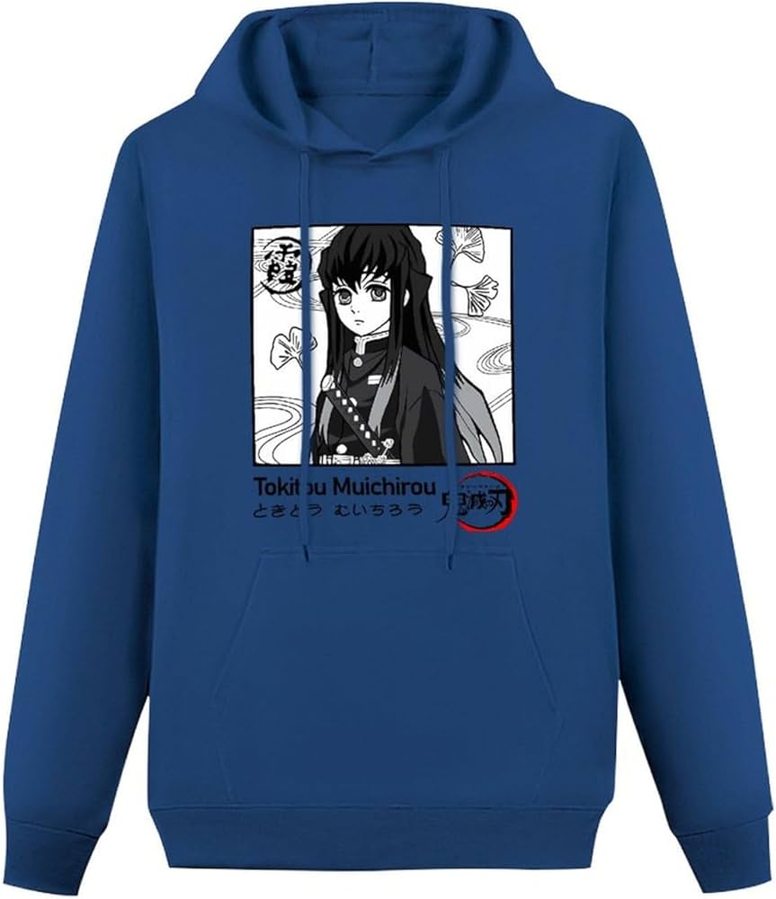Amazon.co.jp: パーカー メンズ 鬼滅の刃 時透無一郎 霞柱 プル