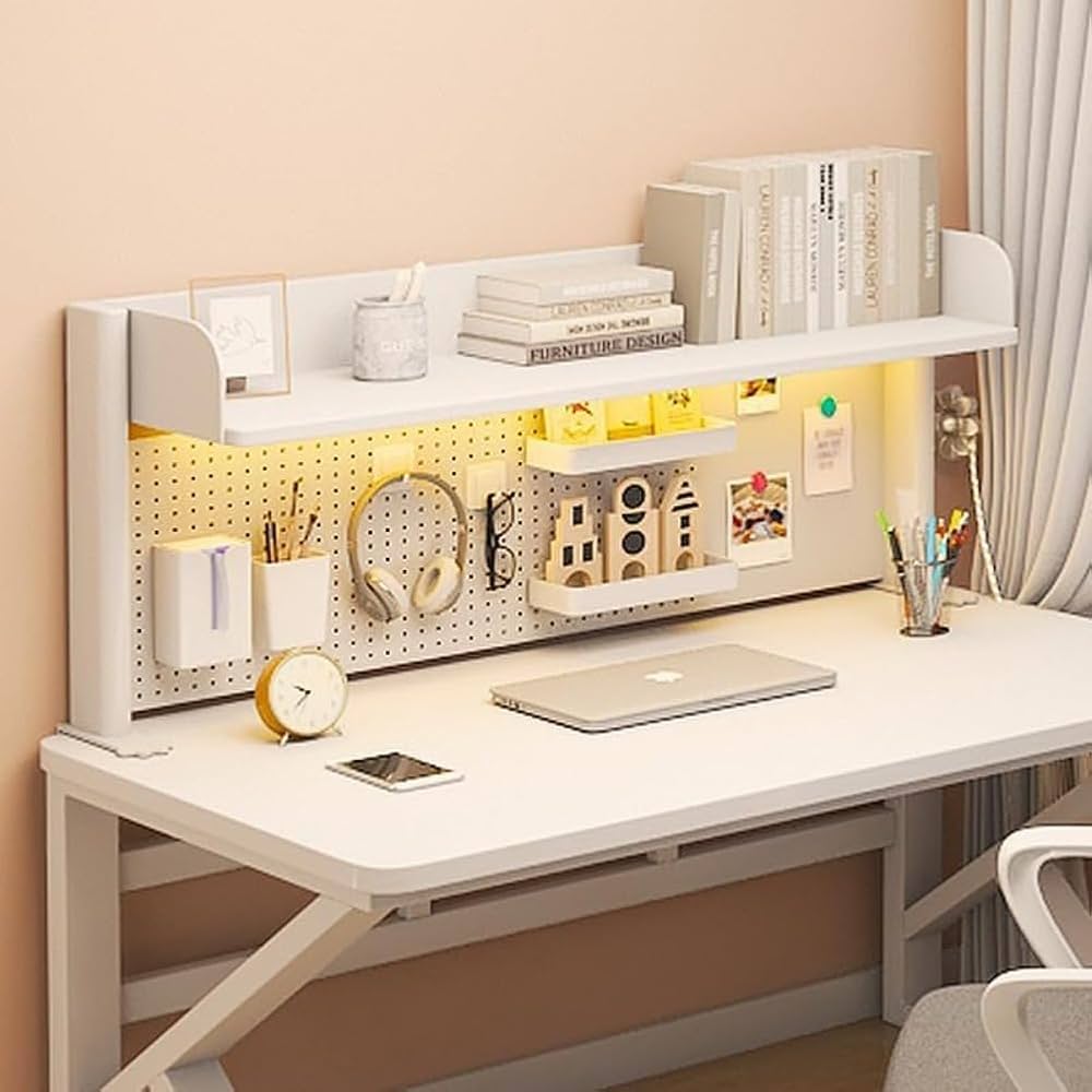 Amazon | 机上ラック 学生 勉強机 収納棚 デスクトップ収納ラック