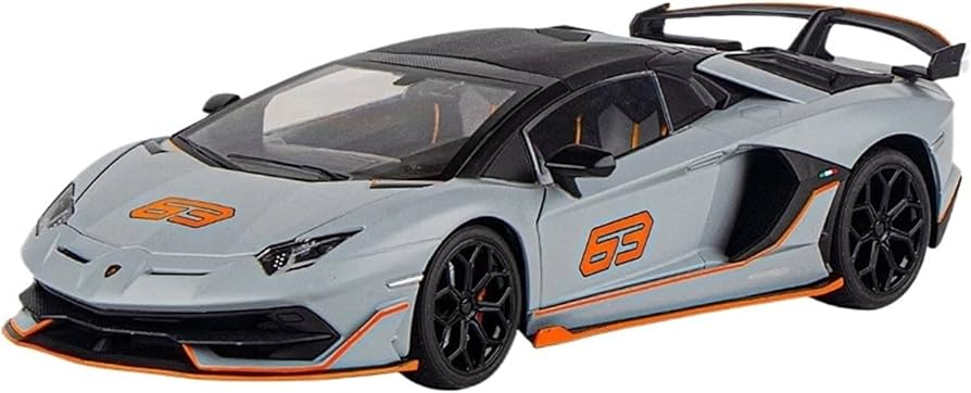 Amazon | ミニカーモデル 1:18 ランボルギーニ アヴェンタドール SVJ