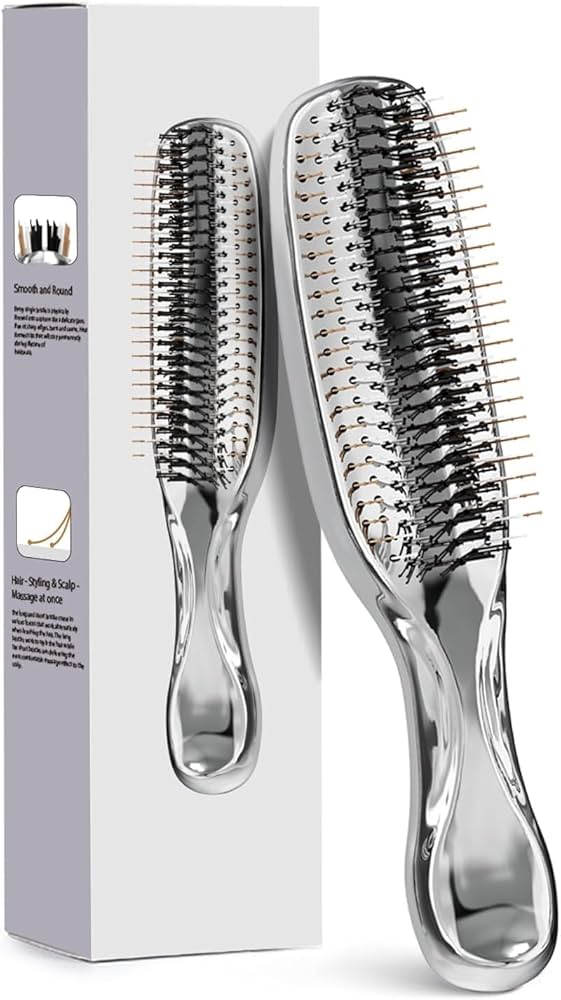 Amazon | Kufany ヘアブラシ くし ウェットブラシ ブラシ ミニ ブロー