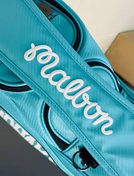 即発送現品限☆マルボンゴルフキャディバッグ水色 マルボンゴルフ