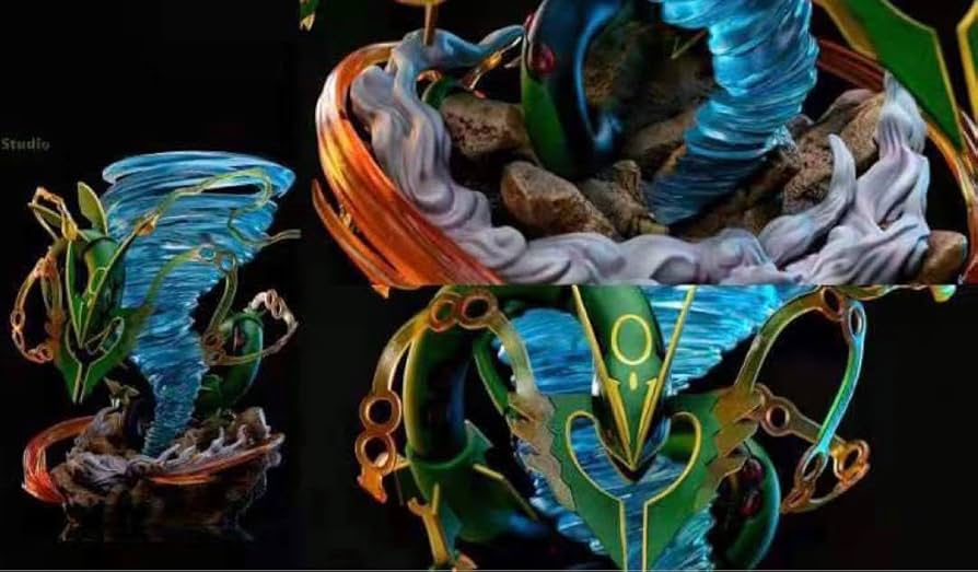 Amazon.co.jp: ポケカ レックウザ ガレージキット ガレキ スタチュー