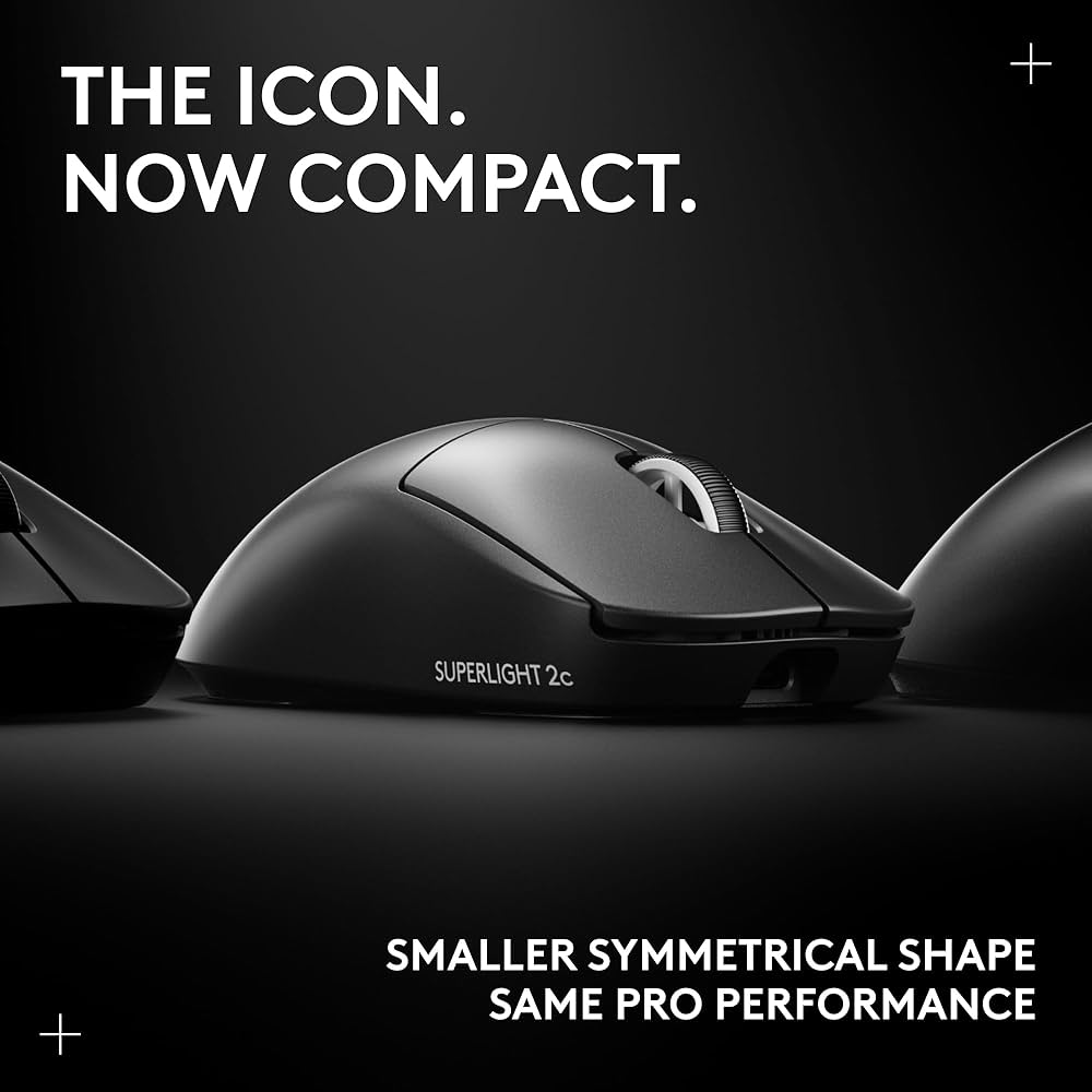 Logitech G PRO X SUPERLIGHT 2c wireless gaming mouse, 53 g pro