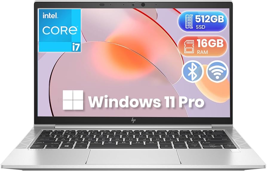 Amazon.com: HP EliteBook 830 G7 Laptop Windows 11 Pro, 13.3in FHD
