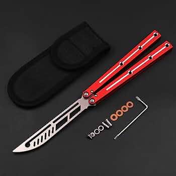 Amazon.co.jp: バタフライナイフ 折りたたみ式バタフライナイフ