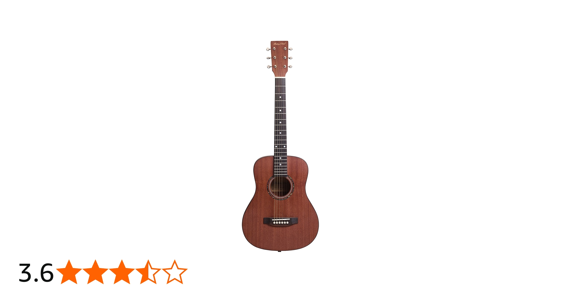 Amazon.co.jp: AntiqueNoel ミニ アコースティックギター マホガニー