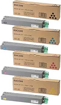 Amazon | 純正 SP トナー C740 4色セット (ブラック/シアン/マゼンタ