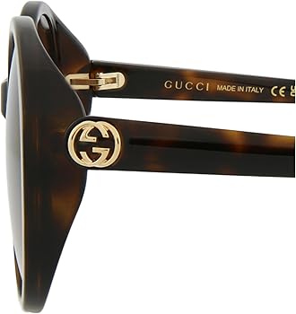 Amazon | [グッチ] サングラス ユニセックス GG0370SK 002 ブラウン