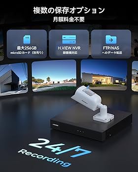 Amazon.co.jp: 【フルカラー撮影・双方向音声・2026年新モデル】H.View