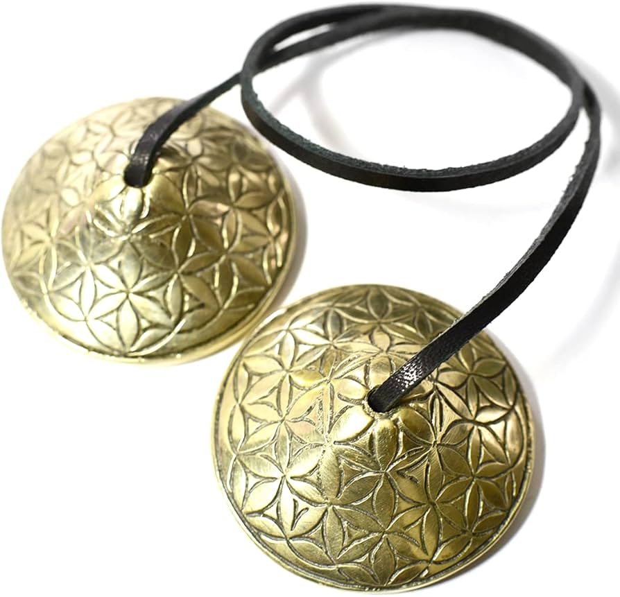 Amazon | チベット密教 ティンシャ（チベタンベル） フラワーオブ