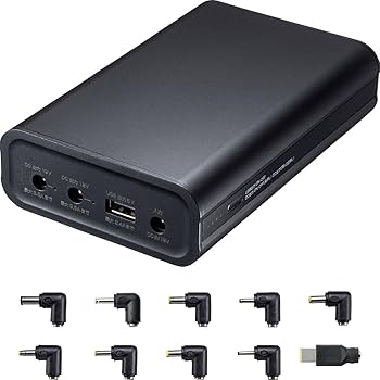 Amazon | サンワダイレクト モバイルバッテリー 20000mAh DC×2 USB A×1