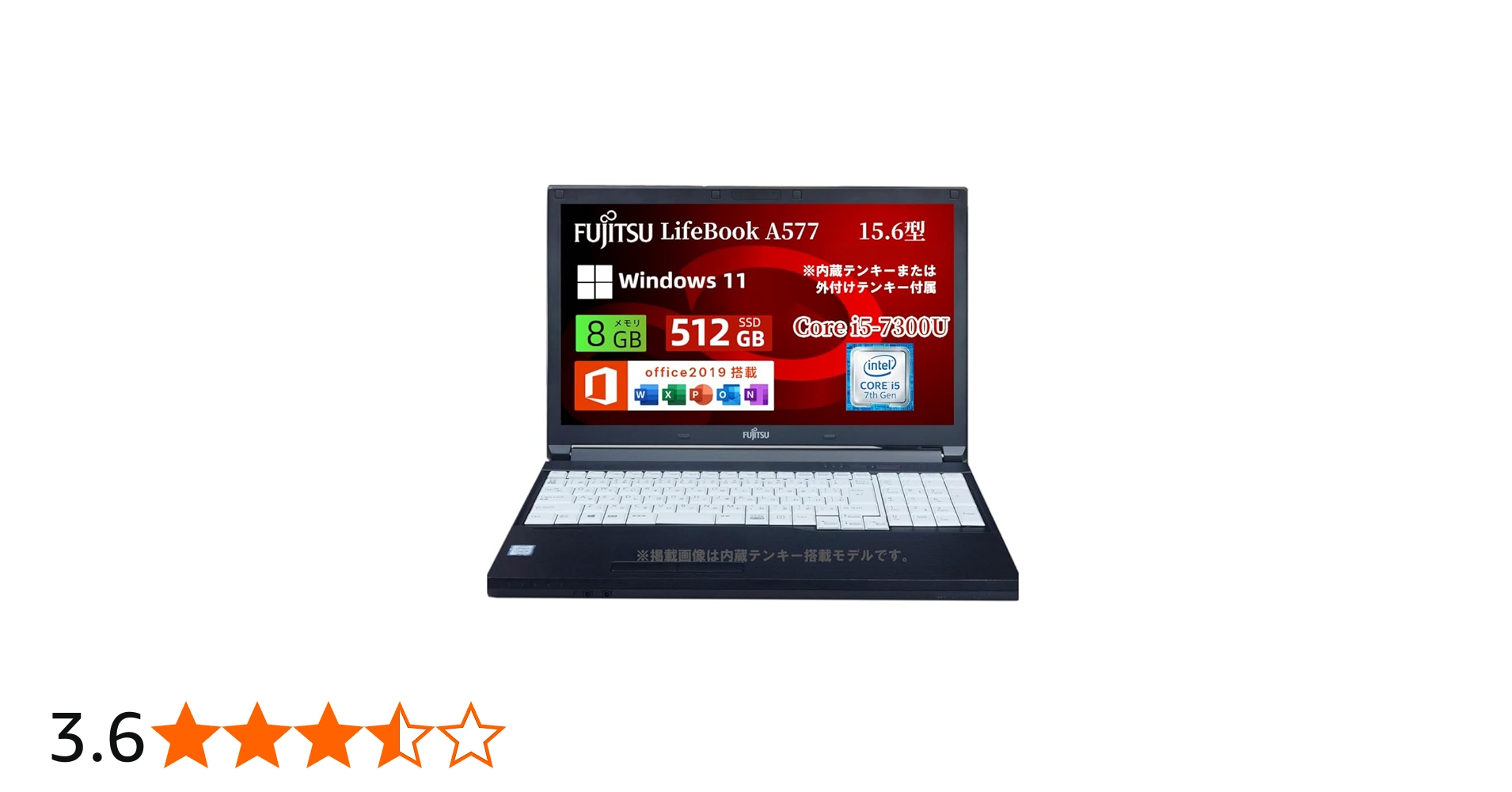 Amazon.co.jp: Fujitsu LifeBook A577 15.6-inch Laptop FHD (1920 x