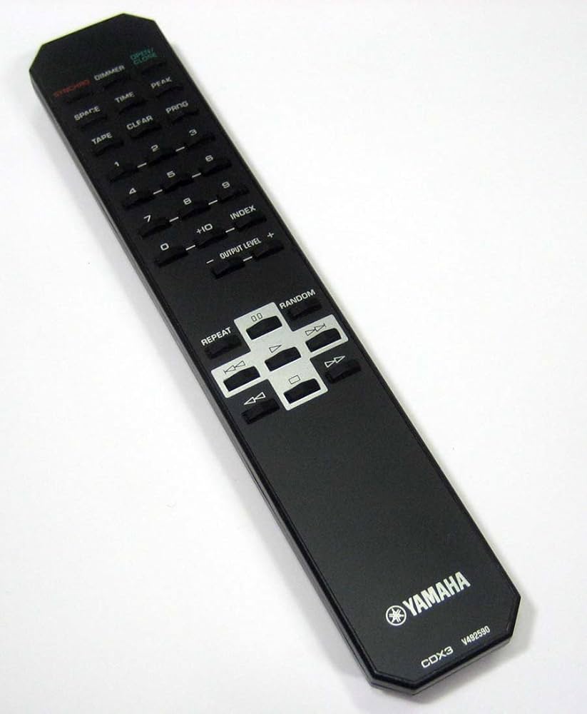 Amazon | ヤマハ YAMAHA CDプレーヤー リモコン CDX3 V492590 | ヤマハ
