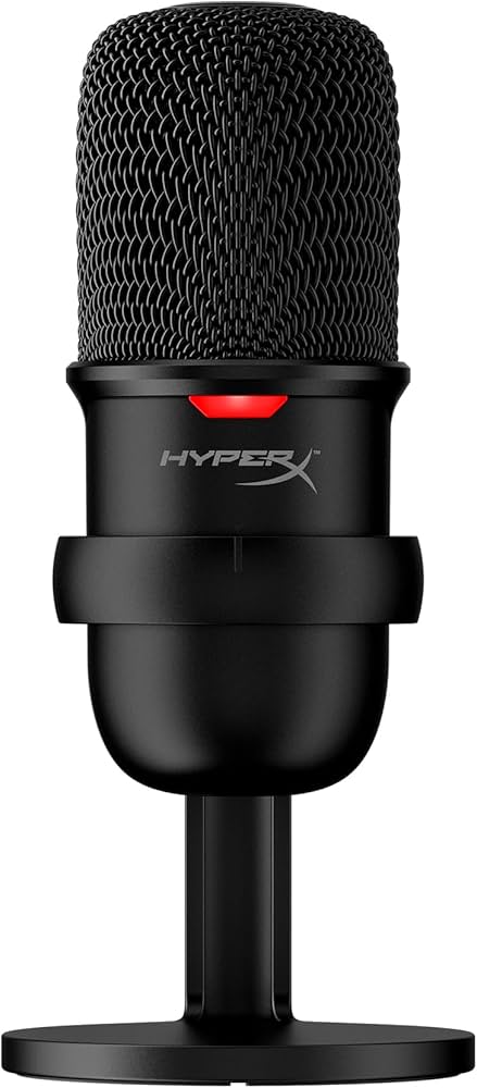 HyperX SoloCast – USB Condenser Gaming Microphone, for PC, PS4
